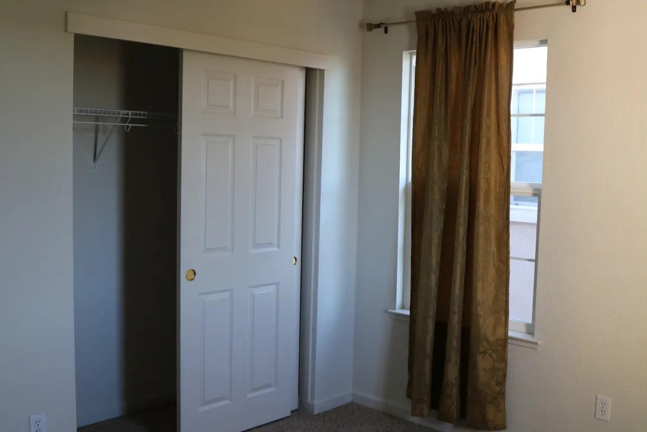 Upstairs bedroom closet